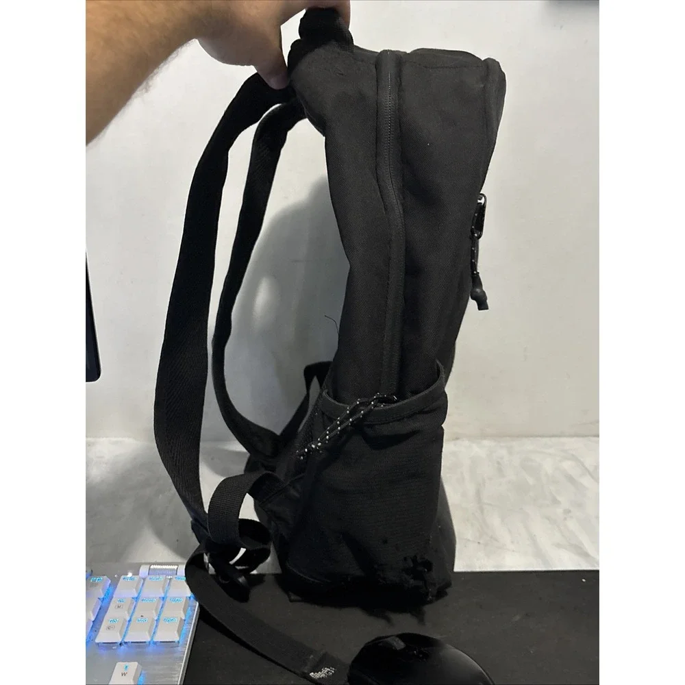 Quiksilver Utility Skate Backpack Black Mens Board Straps 17in Bag